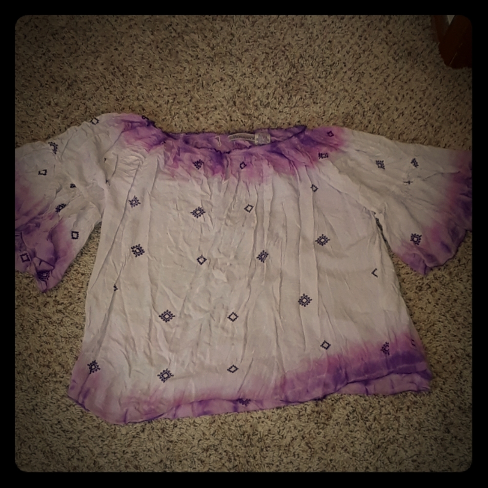 Pink/purple flowey shirt
